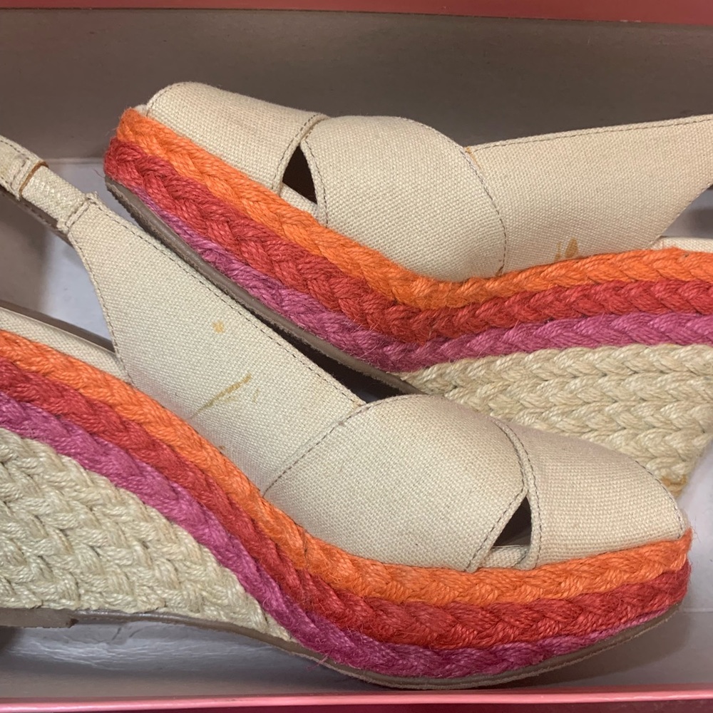 π₯2/$20π₯ Multicolored wedges Sz 10 - Picture 4 of 6